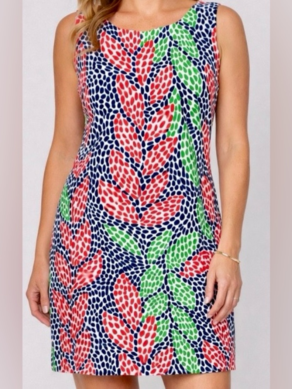 Lilly Pulitzer Womens
Stephanie Shift Dress Size 12
Abstract Preppy Summer